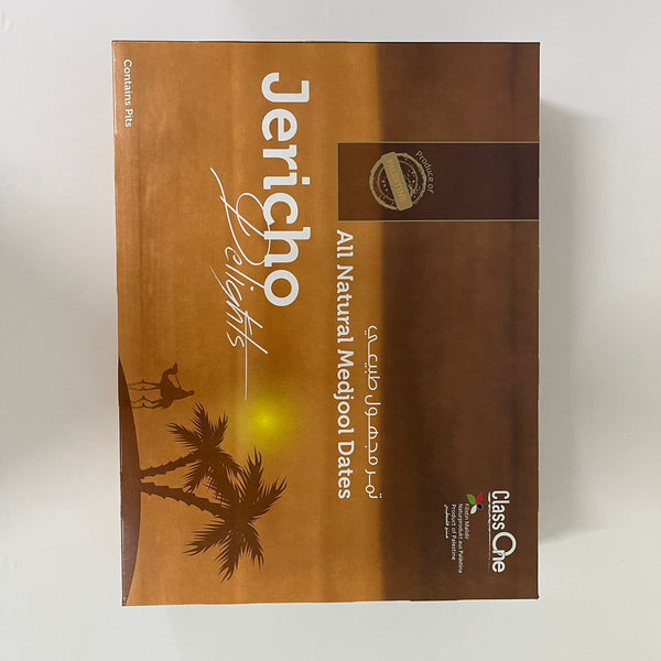 5 kilogram box of premium Medjool dates from Palestine